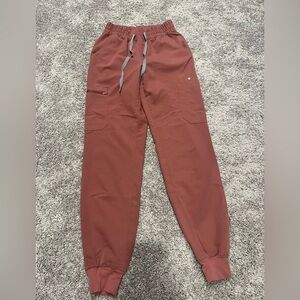 Figs XS Mauve Mauve High Waisted Uman Relaxed - Tall Jogger Scrub Pants